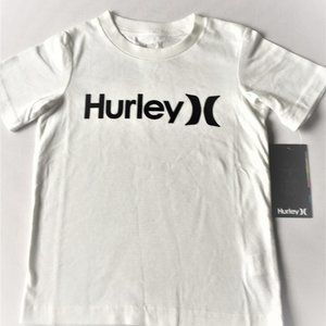 Hurley Boys'  Graphic T-Shirt White New